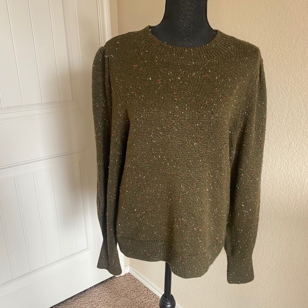 Free Assembly puffed sleeve sweater